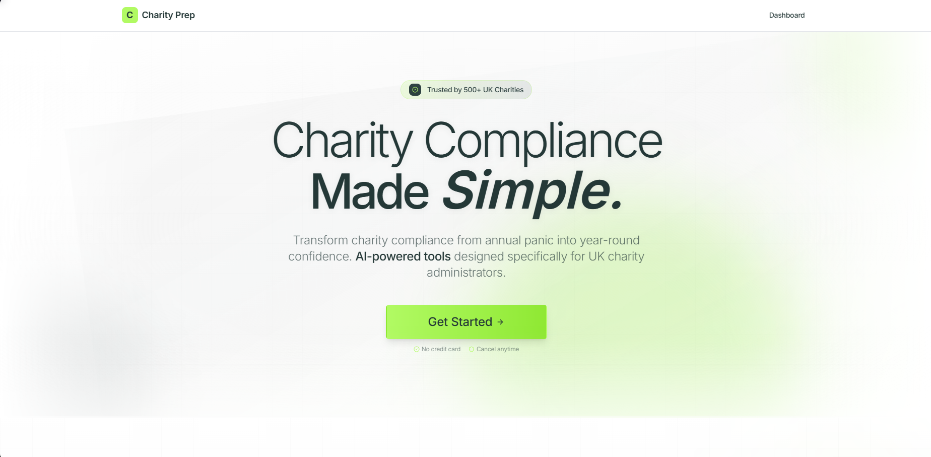 Charity Prep - Simplifying compliance for UK charities